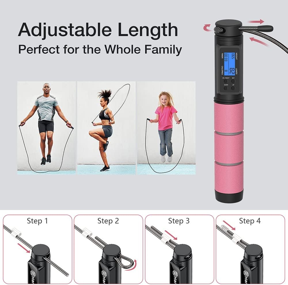 Jump Rope, H Handio Jump Rope with Counter