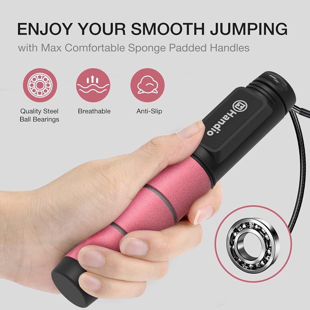 Jump Rope, H Handio Jump Rope with Counter