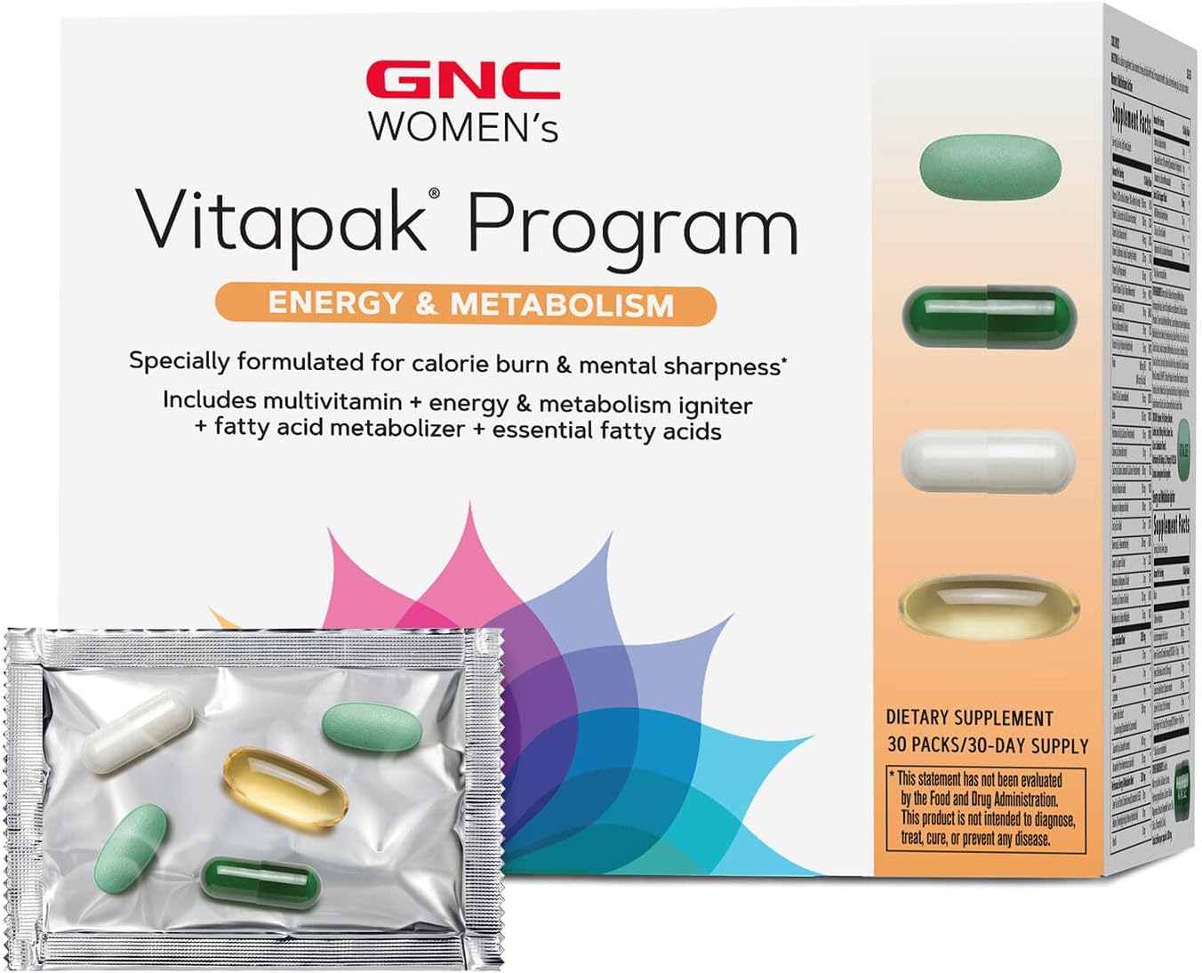 GNC Women’s Energy and Metabolism Vitapak Program