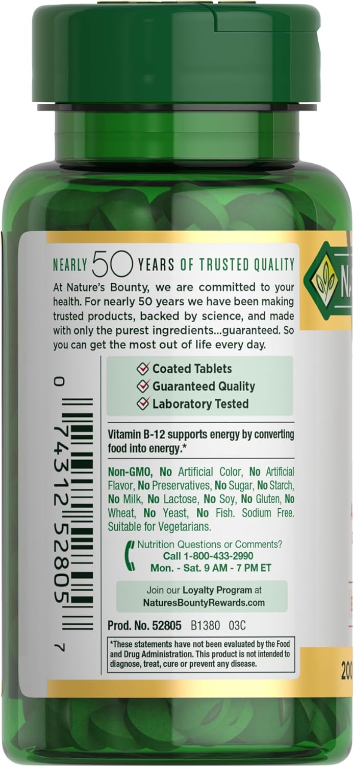 Nature's Bounty Vitamin B12