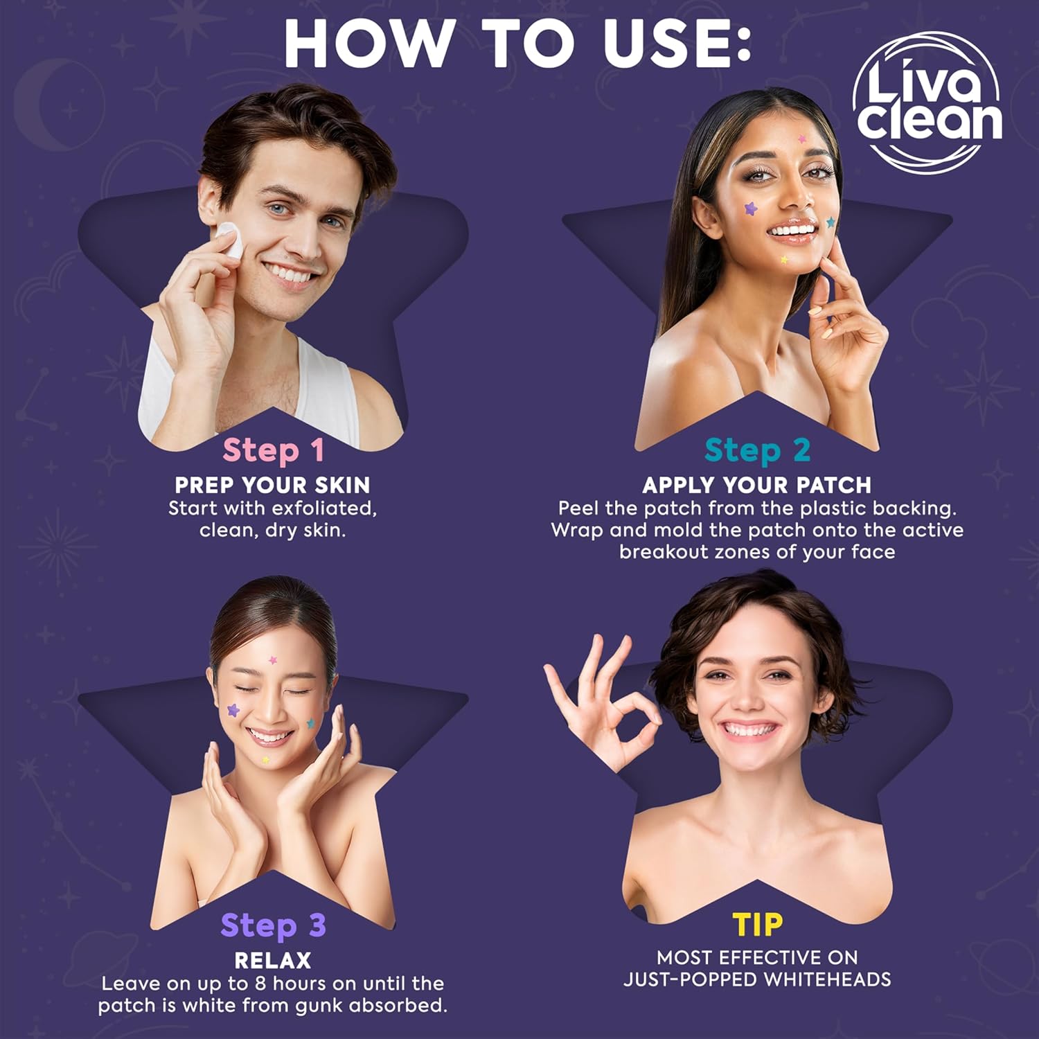 Star Pimple Patches for Face
