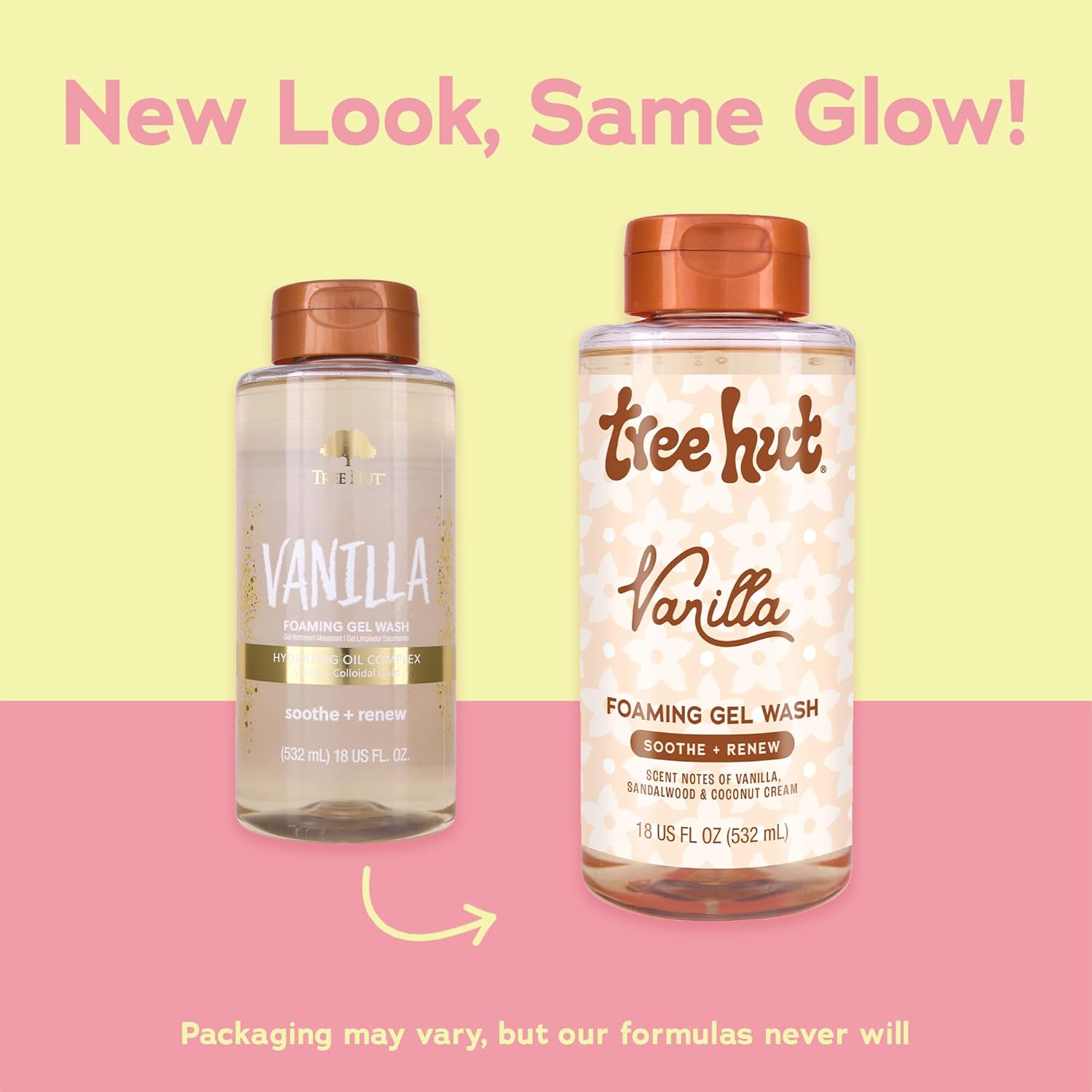Tree Hut Vanilla Foaming Gel Wash