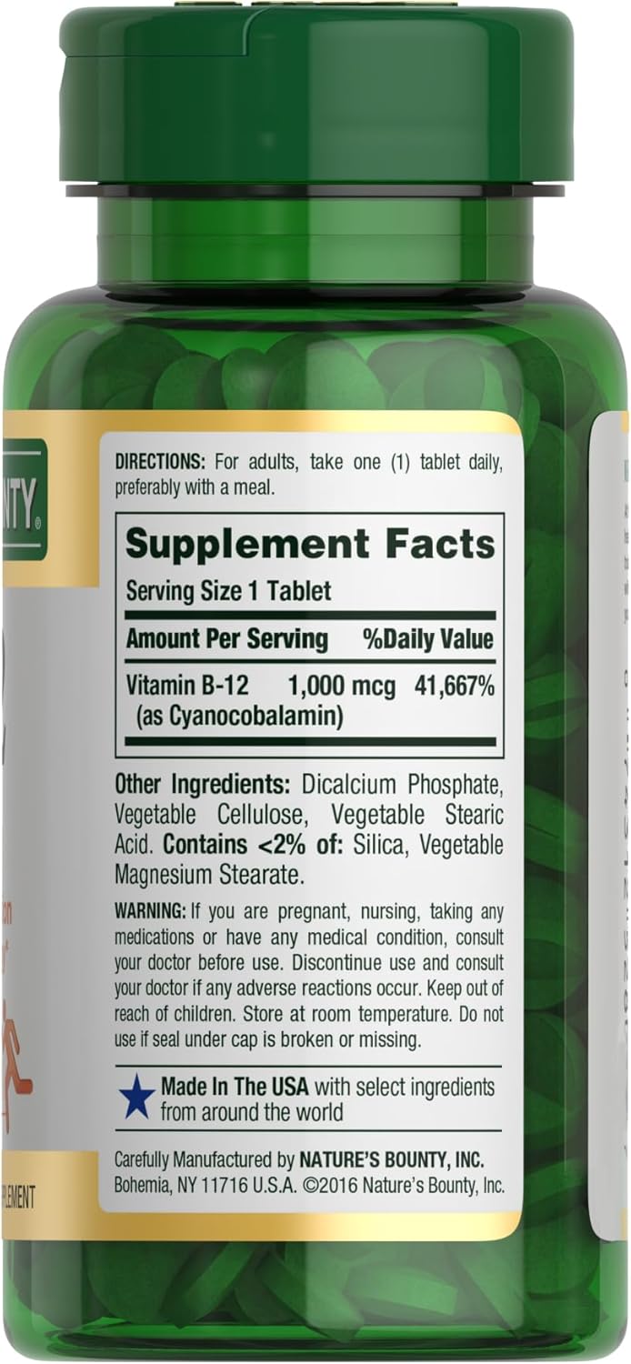 Nature's Bounty Vitamin B12