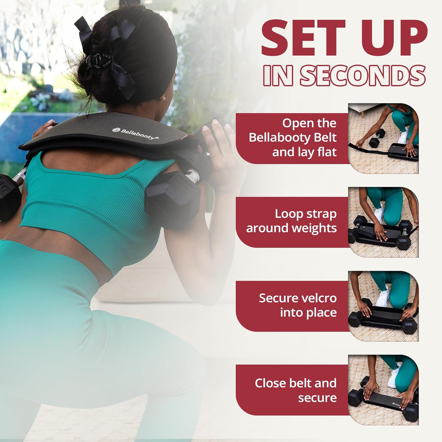 Bellabooty Premium Hip Thrust Belt