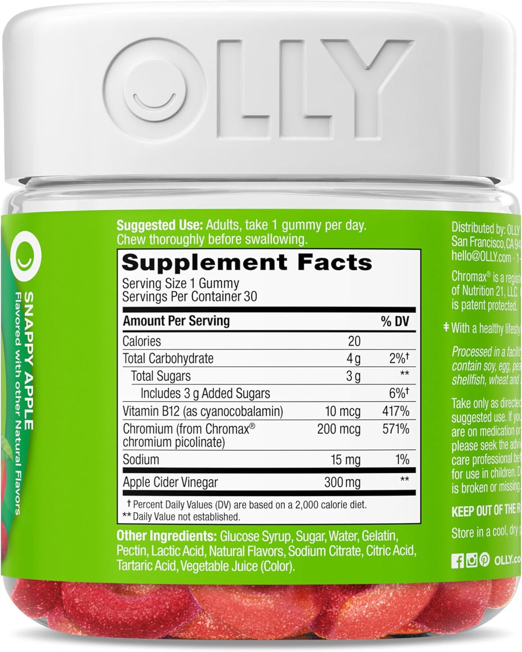 OLLY Metabolism Gummy Rings