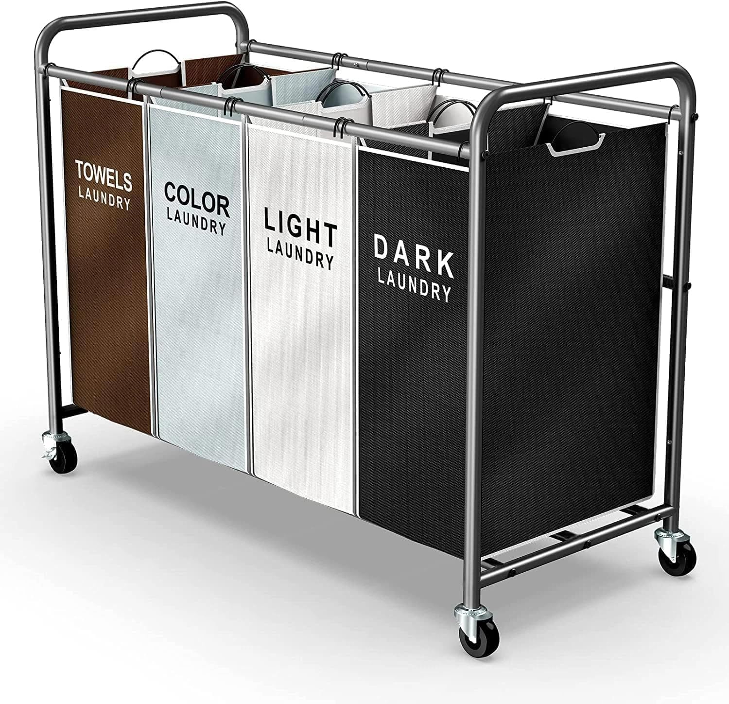 ROMOON Laundry Hamper Sorter Cart
