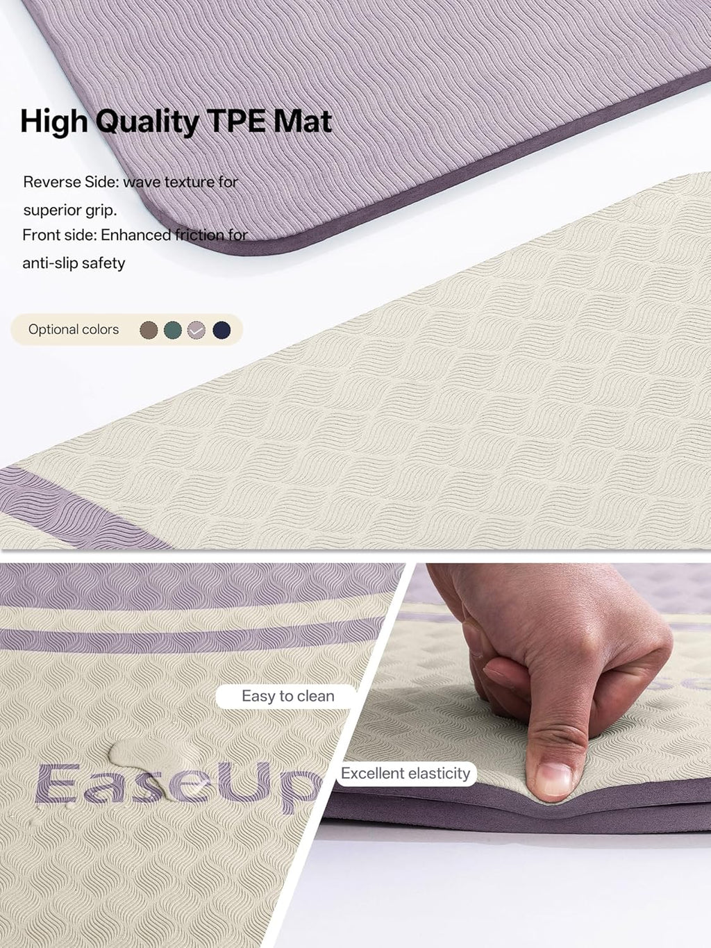 EaseUp Extra Thick Yoga Mat